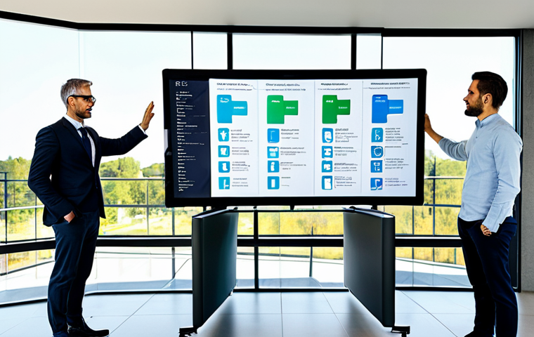 조직의 역량 갭 분석 체크리스트 - Competency Matrix in a Modern Office**

"A diverse team of professionals collaborating around a larg...