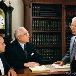 역량 갭 분석 실패 사례 및 교훈 - **Image Prompt 1: The Weight of Outdated Systems and Skill Gaps**
    A diverse group of five office...