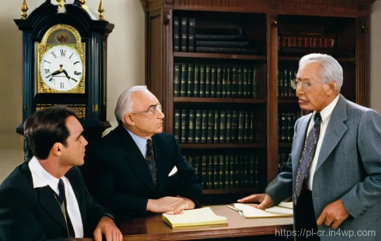 역량 갭 분석 실패 사례 및 교훈 - **Image Prompt 1: The Weight of Outdated Systems and Skill Gaps**
    A diverse group of five office...