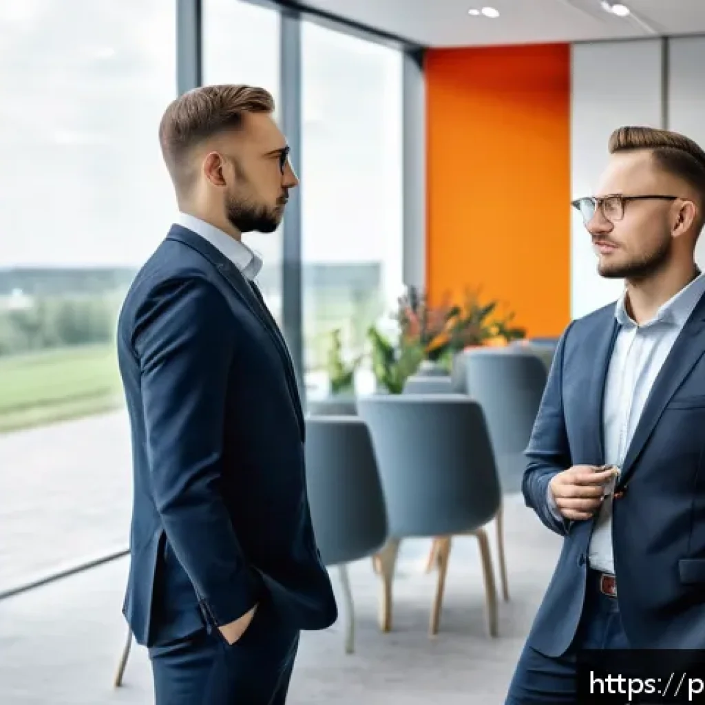 리더십 개발을 위한 역량 갭 분석 - A modern office setting in Warsaw, Poland, showcasing a diverse team of professionals engaged in a o...